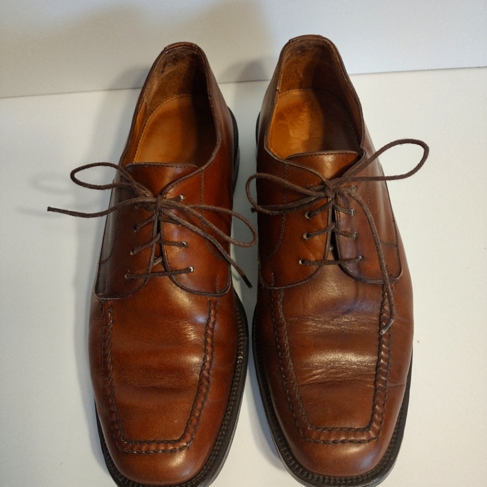 Cole Haan Mens Shoes Brown Sz 8 Oxford Brogue Leather